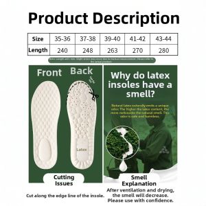 LINGMIAO | Latex Invisible Height-increasing Insole with Arch Support for Women