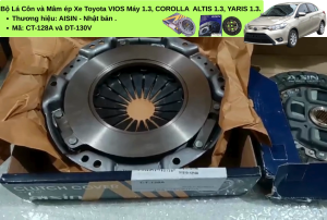 Bộ Lá Côn và Mâm ép xe Toyota VIOS 1.3L COROLLA  ALTIS 1.3 YARIS 1.3 Hàng Chính hãng AISIN - Nhật bản