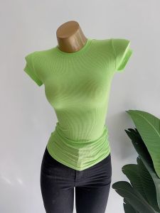 DVDK | Slim Fit Stretchable Knitted T-Shirt