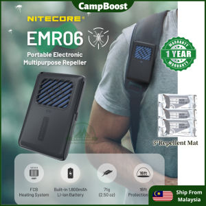 CampBoost NITECORE EMR06 Rechargeable Portable Electronic FCB Heating MOLLE System Mosquito Repeller