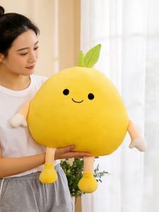 GUAIBUDIAN | Cute Grapefruit Simulation Fruit Plush Toy Creative Pillow