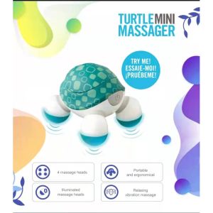 OGAWA Turtle Mini Head Neck Hand Powerful Portable Electronic Massager Mesin Urut Ringan Mini (Random Color)