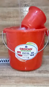 Orocan Pail Body with Stainless Steel Handle/Water Pail/Water Container/Timba/Pail Only