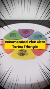 Dunlop Tortex Triangle Pick Gitar Original USA
