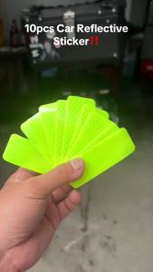 20PCS Car Reflector Safety Strip Stickers Auto Bumper bodywork Warning Stickers Motorcycle Acc