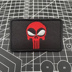 Deadpool Deadpool Velcro Label Marvel Super Hero Badge Stickers Military Fans Stylish Hero Logo Armband