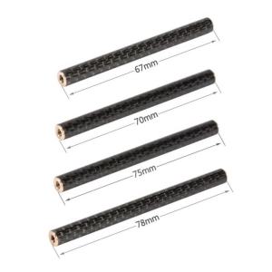 1 Set 67/70/75/78mm Carbon Fibre Chassis Braces with M3 Washer for 1/10 RC Crawler SCX10 PRO Gspeed LCG Rigs Shafty Comp Builds