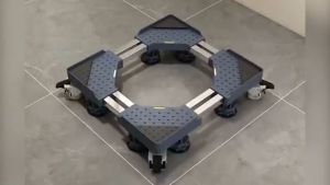 ฐานรองเครื่องซักผ้า 500KG ปรับขนาดและความสูงได้ ฐานรองตู้เย็น รับน้ำหนัก ขารองเครื่องซักผ้า ฐานรองเครื่องซักผ้า