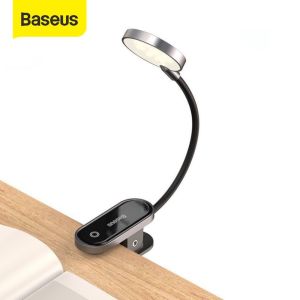 Đèn led đọc sách Baseus - Đèn học mini cảm ứng siêu nhẹ sạc không dây đa năng cho bàn học làm việc đt laptop máy tính pc giường