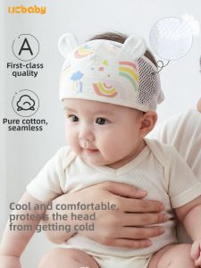 UCBABY | Breathable Pure Cotton Baby Hat for 0-3 Months 0-3m