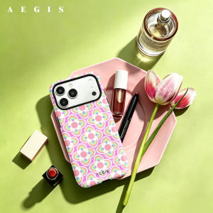 Potdemiel | Rainbow Heart Daisy Double Layer Hard Shell for iPhone 17 16 15 14 Plus 13 Pro Max Anti-Drop Shockproof PC Case