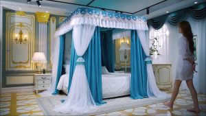 Màn khung không khoan tường (Màn+khung+rèm) bộ 3 trong 1