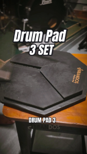 Drum Pad 12 Inch Tingkat BRANDOS BONUS 1 Set Stick Drumpad DPD-312 STKD