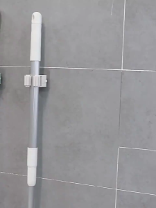 5pcs Self Adhesive Broom Holder Hook Wall-Mounted Mop Storage Anti-Slip Multi-Use Mop Grippers for Home Bathroom