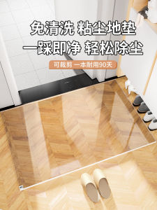 Disposable Entrance Mat Home Use Dirt Resistant No Wash Popular PVC Door Mat Cuttable Dirt Proof Mat for Indoor Entrance