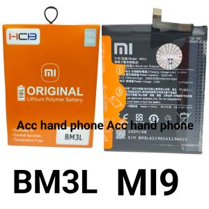 Baterai Batre Xiaomi Mi 9 Mi9 BM3L BM 3L Original 100