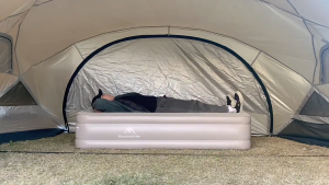 MOUNTAINHIKER Inflatable air bed double size with electric pump automatic portable foldable camping tent camping air bei