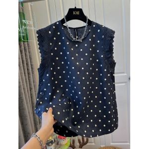 AIYITI | Slimming Tummy Cover Womens Sleeveless Vest Polka Dot