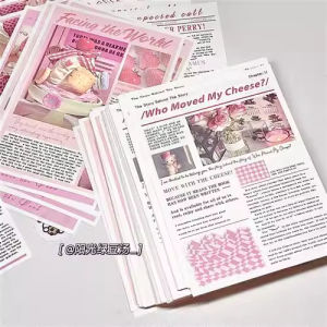 Sweet Style Wall Decals Scrapbooking Background Paper Dormitory Wall Decor Poster Girls Room Decoration Chinese Wall Stickers