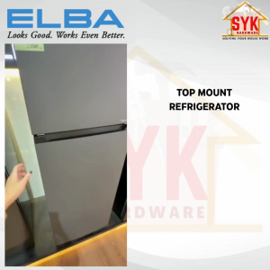 SYK Free Shipping Elba Top Mount Single Door Refrigerator Fridge Home Kitchen Appliances Peti Sejuk Dapur