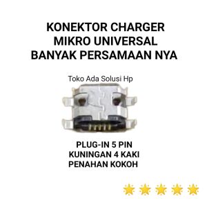 Konektor Charger Hp Mikro Banyak Persamaan nya Multifungsi infinix Andromax Xiaomi Redmi Universal