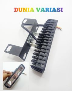 paket lampu tembak depan motor plus dudukan lampu KLX/crf/cross d treker dll