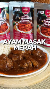 [Ramadhan Berkah Deals] Sumatraa Ready-To-Eat Combo 20 Ayam Masak Merah Instant Travel Friendly Food Pack 170g Resepi Ibu