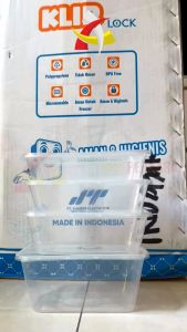 Thinwall Rectangle 650ml Klir / Food Container / Kotak Makan 25pcs