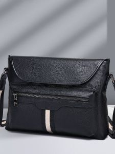 SHIPAILUO | Genuine Leather Business Commuter Shoulder Crossbody Bag Large Capacity