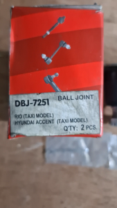 BALL JOINT FOR KIA RIO (TAXI MODEL) HYUNDAI ACCENT (TAXI MODEL) LOWER DBJ-7251 (1 PC)