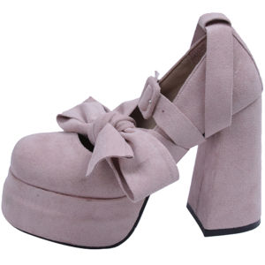 YX | French Retro Chunky Heel Mary Jane Shoes