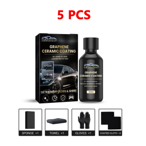 RAYHONG | Graphene SiO2 Ceramic Coating Kit for Cars Super Hydrophobic Nano Coating High Gloss Paint Protection for Detailing DIY Car Care