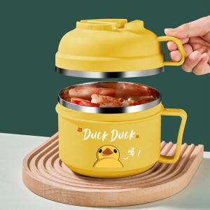 Antibacterial 04 Stainless Steel Elementary School Student Special Insulated Lunch Box Fast Food Cup School Dining Hall Food Tray Creative Childrens Utensils