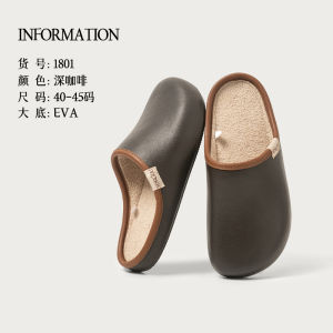 Dép Bông Lót Lông Cừu Chống Thấm Nước EVA Đế Mềm Chống Khuẩn Cho Nam Và Nữ Dùng Trong Nhà Chống Trượt
