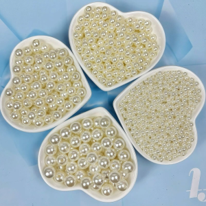 Flat Back Pearl Beads Mixed Size Half Pearls for Handmade Jewelry Phone Case Craft Decor DIY