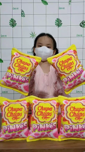 GẤU BÔNG BÁNH KẸO CHUPACHUPS ĐỒ CHƠI BÁNH LAYS ĐỎ THÚ BÔNG BÁNH MÌ 20CM MẨU ĐẸP CAO CẤP HÀNG XUẤT KHẨU