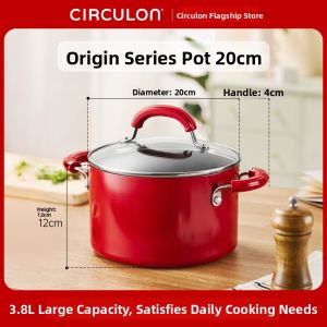 Circulon | Large Capacity Non-Stick Cooking Pot for Gas and Induction Stoves