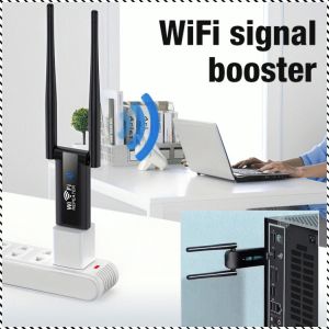 ⚡SG Stock⚡WiFi Signal Booster Home Wireless WiFi Signal Extender with Stable Signal Fast Network Speed 【无畏穿墙】WiFi信号增强扩大器
