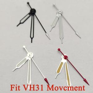 RICHUS VH31 Watch Hands Silver/Black/White/Silver Yellow Watch Hands Green Luminous Fit VH31 Quartz Movement