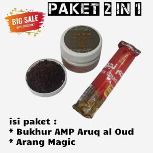 Paket Bukhur AMP + Arang Magic Charcoal Termurah