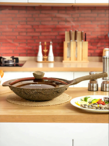 AMERCOOK | Titanium Granite Non-Stick Home Frying Pan