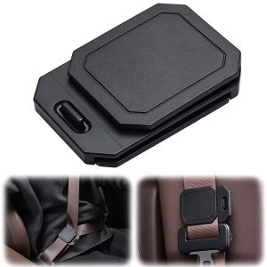 1/4Pcs Car Seat Belt Adjuster Seat Belt Clamp Shoulder and Neck Seat Belt Locking Clip Protector Comfortable Driving Slip-Resistant Neck Protector