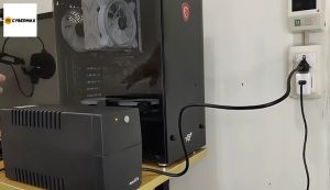 SECURE UPS 3000VA Uninterruptible Power Supply For PC Laptop (8 Sockets)