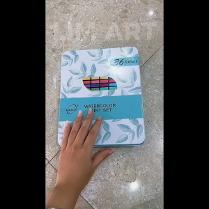 Bộ 36/48 màu nước nén hộp thép cao cấp Water Color LIM ART