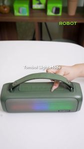Robot Speaker RB570 Bass Boost RGB Lights IPX5 Bluetooth 5.3 Original Garansi 1 Tahun