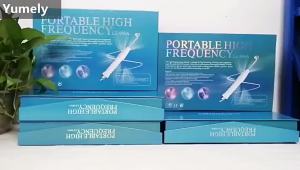 4 in 1 High Frequency Skin Therapy Wand Machine Microcurrent Massage Skin Rejuvenation Tightening Wrinkle Reducing Tool