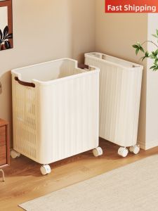 High End Foldable Laundry Basket with Wheels