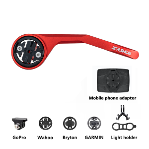 ZRACE Bicycle Computer Camera Mount Holder Out Front Bike Mount From Bike Mount For IGPSPORT Garmin Bryton Wahoo Gopro