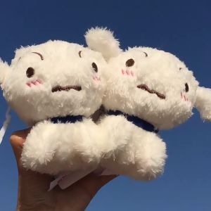 DASHU2 พวงกุญแจชินจัง ชินจังพวงกุญแจ ของเล่นเด็ก อะนิเมะ จี้ห้อยกระเป๋า 13cm ของขวัญสำหรับเด็ก พวงกุญแจตุ๊กตา เครยอนชินจัง ตุ๊กตาผ้ากำมะหยี่ พวงกุญแจตุ๊กตาสุนัขสีขาว