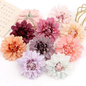 3/5Pcs Artificial Flowers Silk Rose Head Big Fake Flowers For Home Decor Wreath Accessories Bride Wedding Marriage Decoration